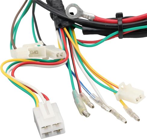 WOOSTAR Wire Harness Assembly Replacement for 4 Stroke 50cc 70cc 90cc 110cc 125cc Chinese ATV 4 Wheeler Quad Dirt Pit Bike Go Kart Buggy in Saudi Arabia