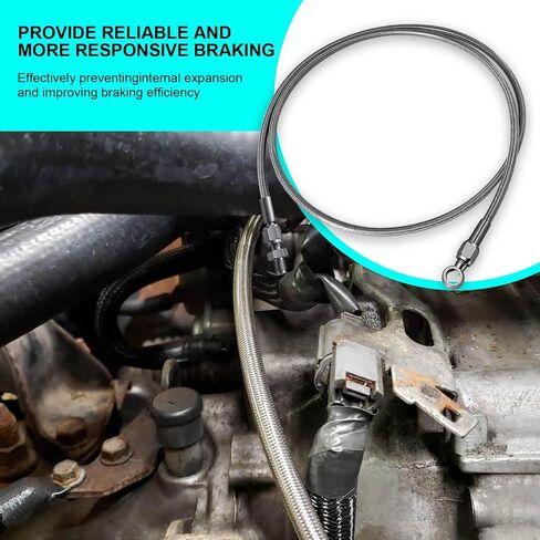 خط القابض من الفولاذ المقاوم للصدأ لسلسلة 1992-2000 Civic ، Del Sol 1993-1997 B/D Series Engines ، 1994-2001 Integra ، بديل مباشر (مقاوم للصدأ) in Kuwait