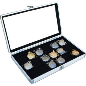 18 Pocket Watch Show Case Display Antique Jewelry Supply Box Pocket Watches in Saudi Arabia