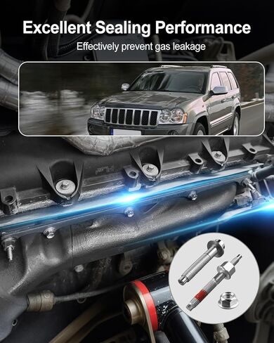 03309HP Exhaust Manifold Hardware Kit Fit for Chrysler 300 2005-2020 Dodge Charger Ram 1500 2500 3500 2006-2020 Jeep Grand Cherokee 2009-2020, Replace 06509863AA 6505316AA 6507746AA and More in Saudi Arabia