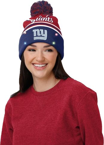 FOCO Pittsburgh Steelers NFL Womens Wordmark Script Light Up Beanie in Saudi Arabia