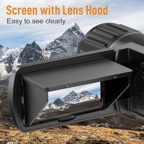 Digital Camcorder Video Camera 4K for Students Teens Beginner, 4K 60FPS Video Recorder 48MP Photo Video Camera Kit with Extral Mic, Remote, Memory Card in Saudi Arabia