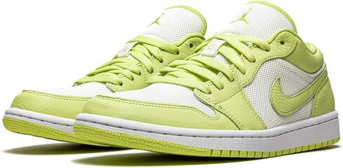 Air Jordan 1 Low SE Women's Shoes (HJ7743-010, Black/White/Metallic Silver/Black) Size 6 in Saudi Arabia