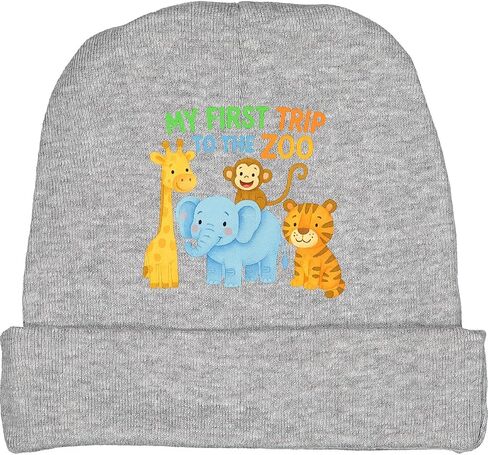 inktastic My First Trip to The Zoo Elephant Baby Beanie Hat in Saudi Arabia