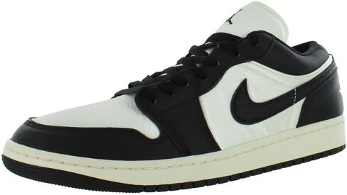 Air Jordan 1 Low SE Women's Shoes (HJ7743-010, Black/White/Metallic Silver/Black) Size 6 in Saudi Arabia
