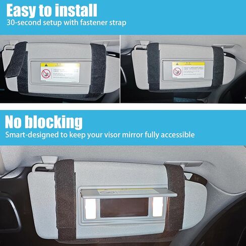 Tactical Sun Visor Organizer for Cars,Police Gear Truck Accessories with Zippered Storage Pouch, MOLLE Panel,Sunglasses holder Clip,Pens,Tools, Universal Fit for Trucks SUVs Police Patrol Cars in Saudi Arabia