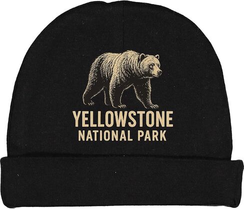 inktastic Yellowstone National Park Dearration Hab Bibe Beanie Hat in Saudi Arabia