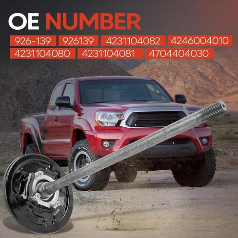 Rear Driver Left Side 926139 Axle Shaft Assembly with Axle Bearing and Seal, Fit for Toyota Tacoma Base | Fit for Toyota Tacoma Pre Runner | Fit for Toyota Tacoma TRD Sport/Pro, Replace OE 4231104082 in Saudi Arabia