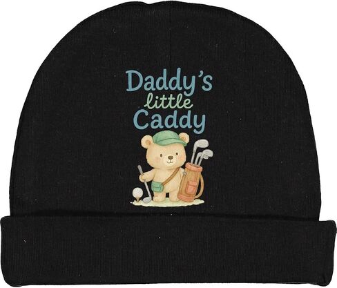inktastic Daddy's Little Caddy Bear Golf temper baby beanie hat in Saudi Arabia
