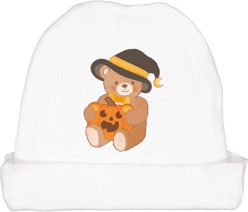 inktastic Halloween Teddy Bear Baby Beanie Hat in Saudi Arabia