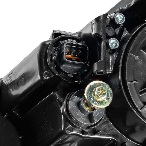 زوج تجميع المصابيح الأمامية Philtop لعام 2011 2012 2013 Hyundai Elantra ، السكن الأسود مع عدسة Amber Reflector Clear Clear ، سائق استبدال نمط Halogen Light OE وجانب الركاب in Kuwait