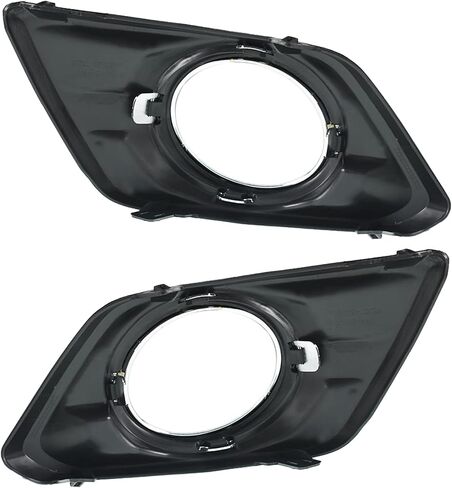 استبدال مصابيح الضباب WFLNHB لعام 2014-2016 Nissan Rogue Clear Lens مع أسلاك الإطار الأمامية تبديل المصابيح اليسرى+الجانب الأيمن (جانب الركاب والسائق) ، حزمة 2 in Saudi Arabia