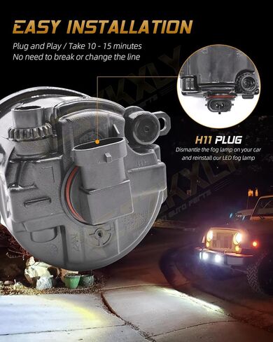 مجموعة أضواء الضباب متوافقة مع Lexus Rx350 Rx450H Lights Lights 2010 2011 2012 2013 2014 ، Light Light Light Light Light ، 6000K أبيض مشرق ، حزمة 2 in Kuwait