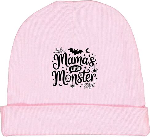 inktastic mama's Little Monster Halloween Baby Beanie Hat in Saudi Arabia