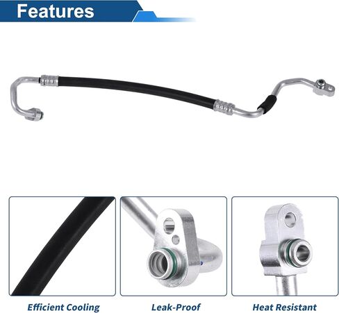خرطوم سائل المبرد A/C لـ Honda CR-V 2007-2011 خط أنبوب الهواء خرطوم الضغط رقم 80315SWWG01 الحديد المطاطي in Saudi Arabia