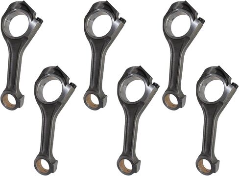 6PCS Connecting Rod 65.02401-6018 65024016018 Fits for Doosan D1146 Excavatos in Saudi Arabia