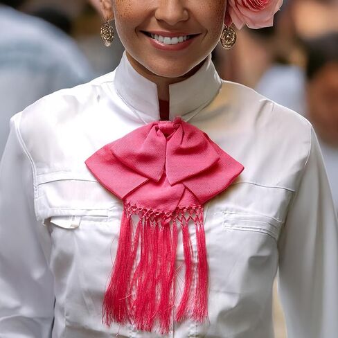 Mexican Charro Bow Tie for Men or Women with Elastic Band | Mexican Celebrations Outfit and Performances | in Kuwait