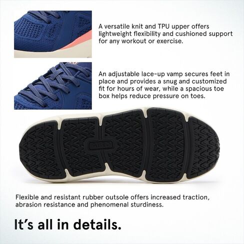 ABEO MXV Shift Walking Shoes for Women | Plantar Fasciitis Relief | Orthopedic Shoes for Women | Removable Orthotic Inserts in Kuwait