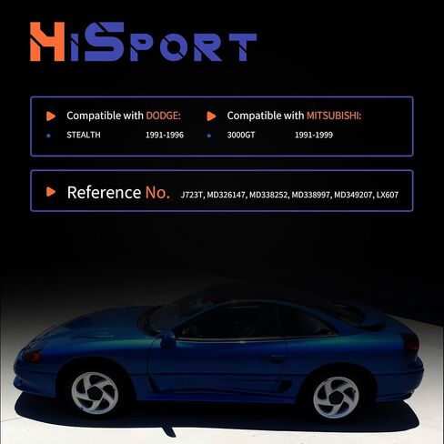 Hisport MD338997 وحدة التحكم في الإشعال-متوافقة مع دودج ستولت 1991-1996 Mitsubishi 3000GT 1991-1999 يحل محل MD349207 L723T LX607 in Saudi Arabia