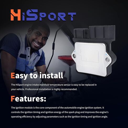 Hisport MD338997 وحدة التحكم في الإشعال-متوافقة مع دودج ستولت 1991-1996 Mitsubishi 3000GT 1991-1999 يحل محل MD349207 L723T LX607 in Saudi Arabia
