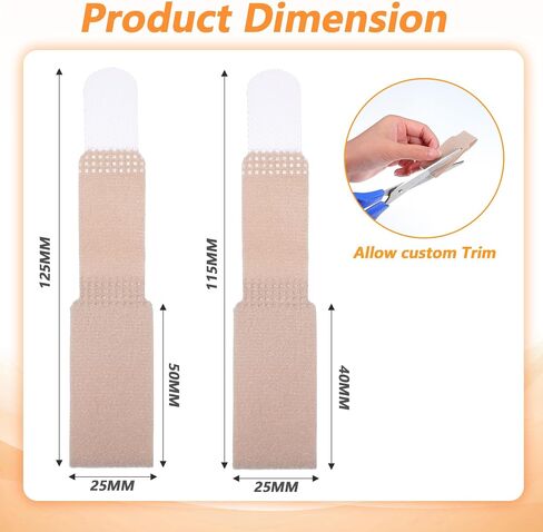 10 PCS Hammer Toe Fordener Rediable Buddy Wraps Toe Courctor Lundages Proofages Premints Premints for Women Men المتداخلة الملتوية الملتوية الملتوية (Beige) in Saudi Arabia
