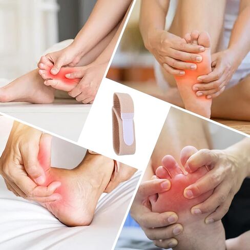 10 PCS Hammer Toe Fordener Rediable Buddy Wraps Toe Courctor Lundages Proofages Premints Premints for Women Men المتداخلة الملتوية الملتوية الملتوية (Beige) in Saudi Arabia