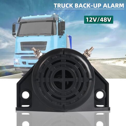 Truck Back-up Alarm 105dB 12V/48V,Car Reversing Horn Truck Backup Alarm BIBI Buzzer Warning Alarm Siren,Waterproof Industrial Heavy-Duty Backup Warning,105dB Circular Alarm reversing Horn 5 Pcs in Saudi Arabia