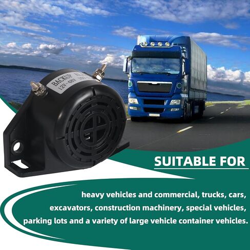 Truck Back-up Alarm 105dB 12V/48V,Car Reversing Horn Truck Backup Alarm BIBI Buzzer Warning Alarm Siren,Waterproof Industrial Heavy-Duty Backup Warning,105dB Circular Alarm reversing Horn 5 Pcs in Saudi Arabia