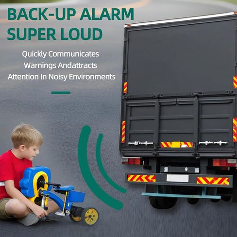 Truck Back-up Alarm 105dB 12V/48V,Car Reversing Horn Truck Backup Alarm BIBI Buzzer Warning Alarm Siren,Waterproof Industrial Heavy-Duty Backup Warning,105dB Circular Alarm reversing Horn 5 Pcs in Saudi Arabia