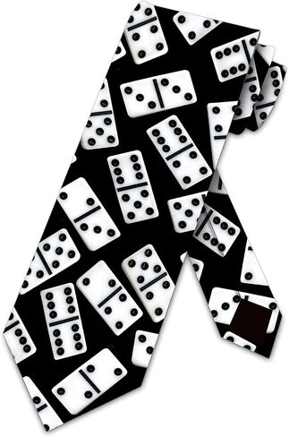 Three Rooker Dominoes Ties Mens Fun and Game Neckties in Saudi Arabia