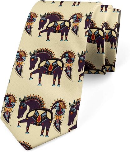 Ambesonne Multicolor Modern Men's Tie in Saudi Arabia