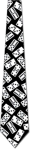 Three Rooker Dominoes Ties Mens Fun and Game Neckties in Saudi Arabia