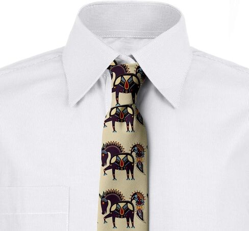 Ambesonne Multicolor Modern Men's Tie in Saudi Arabia