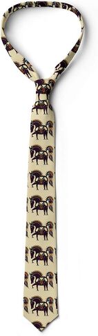 Ambesonne Multicolor Modern Men's Tie in Saudi Arabia
