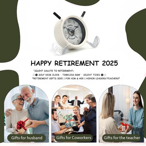 هدايا التقاعد للرجال نساء 2025 سعيد التقاعد نوادي الجولف المكتب على مدار الساعة بارد المكتب هدايا الجولف للرجال الهدايا in Kuwait