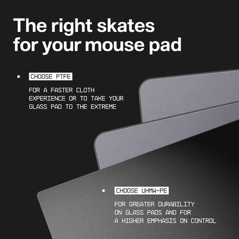 SkyPAD Wallhack Pro UHMW-PE Mouse Dot Skate | مصمم للاعبين ذوي التفكير الدقيق | أداء دائم وحركة سلسة، أسود in Saudi Arabia