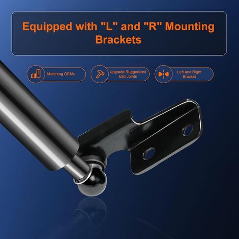Qty (2) Liftgate Replacement Lift Support for Subaru Forester Wagon 2009-2013 with Brackets, Tailgate Rear Hatch Trunk Strut Shock Replace OE# 63269SC010 in Saudi Arabia