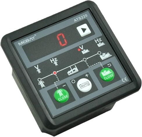ATS220 Genset ATS Switch Controller Auto LED Display Control Control Switch Plane 8-36V in Saudi Arabia