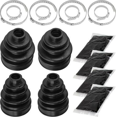 Caltric 2 المحور الخلفي inner inner cv boot kit متوافقة مع Yamaha Grizzly 450 YFM450F 4x4 2007-2010 in Saudi Arabia