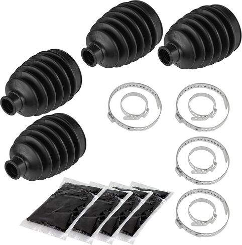 Caltric 2 Front Axle Outer And Inner CV Boot Kit for Compatible with Polaris Sportsman 570 EFI 2014-2017 in Saudi Arabia