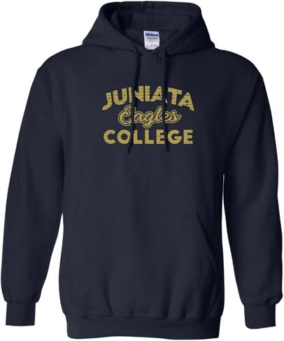 CreateMyTee Vintage Juniata College Unisex Hooded Sweatshirt - Juniata Eagles Apparel in Saudi Arabia