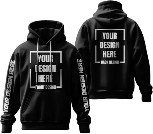 Custom Hoodie For Men Women Design Your Own Personalized Sweatshirts Add Your Own Photo Text Customized Hoodies in Saudi Arabia