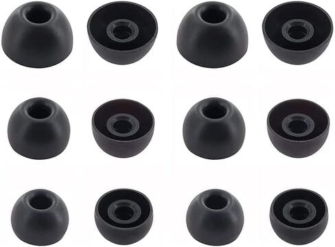 Eartips Compatible with Beats Studio Buds + Studio Buds Plus, S/M/L 3 Sizes Soft Silicon Earbud Tips Replacement Eartips Compatible with Beats Studio Buds + 6 Pairs Transparent in Kuwait