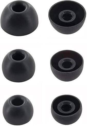 Eartips Compatible with Beats Studio Buds + Studio Buds Plus, S/M/L 3 Sizes Soft Silicon Earbud Tips Replacement Eartips Compatible with Beats Studio Buds + 6 Pairs Transparent in Kuwait
