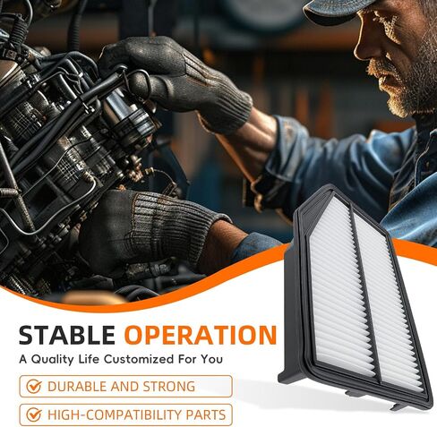 Engine Air Filter 17220-5LA-A00 and Cabin Filter 80290-SDA-A00 Compatible with Honda CR-V CRV 2015-2016 Engine Air Filter Replacement in Saudi Arabia