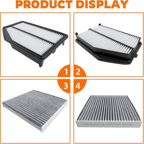 Engine Air Filter 17220-5LA-A00 and Cabin Filter 80290-SDA-A00 Compatible with Honda CR-V CRV 2015-2016 Engine Air Filter Replacement in Saudi Arabia