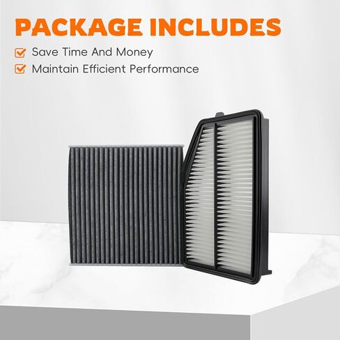 Engine Air Filter 17220-5LA-A00 and Cabin Filter 80290-SDA-A00 Compatible with Honda CR-V CRV 2015-2016 Engine Air Filter Replacement in Saudi Arabia