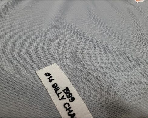 Men Chapel 14 Baseball Jersey Button Down Shirt Gray Stitched Collection Hip Hop Party Birthday Gift in Saudi Arabia