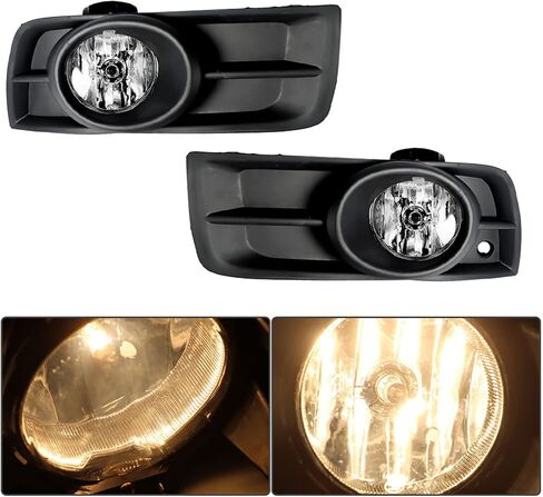 WFLNHB Fog Lights Assembly Replacement for 2010-2014 Chevy Cruze with Bulbs & Harness Switch Kit Driving Lamps Fog Lights Driver and Passenger Side in Saudi Arabia