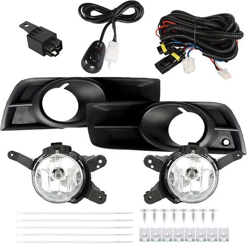 WFLNHB Fog Lights Assembly Replacement for 2010-2014 Chevy Cruze with Bulbs & Harness Switch Kit Driving Lamps Fog Lights Driver and Passenger Side in Saudi Arabia